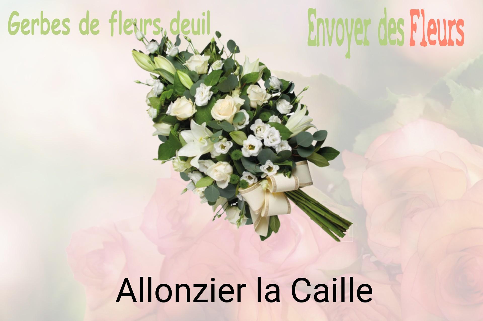 Gerbe de fleurs de deuil livrée à Allonzier-la-Caille
